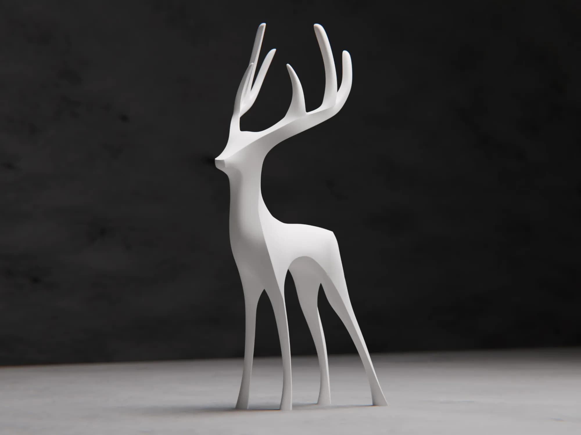 Deer Stag Sculpture