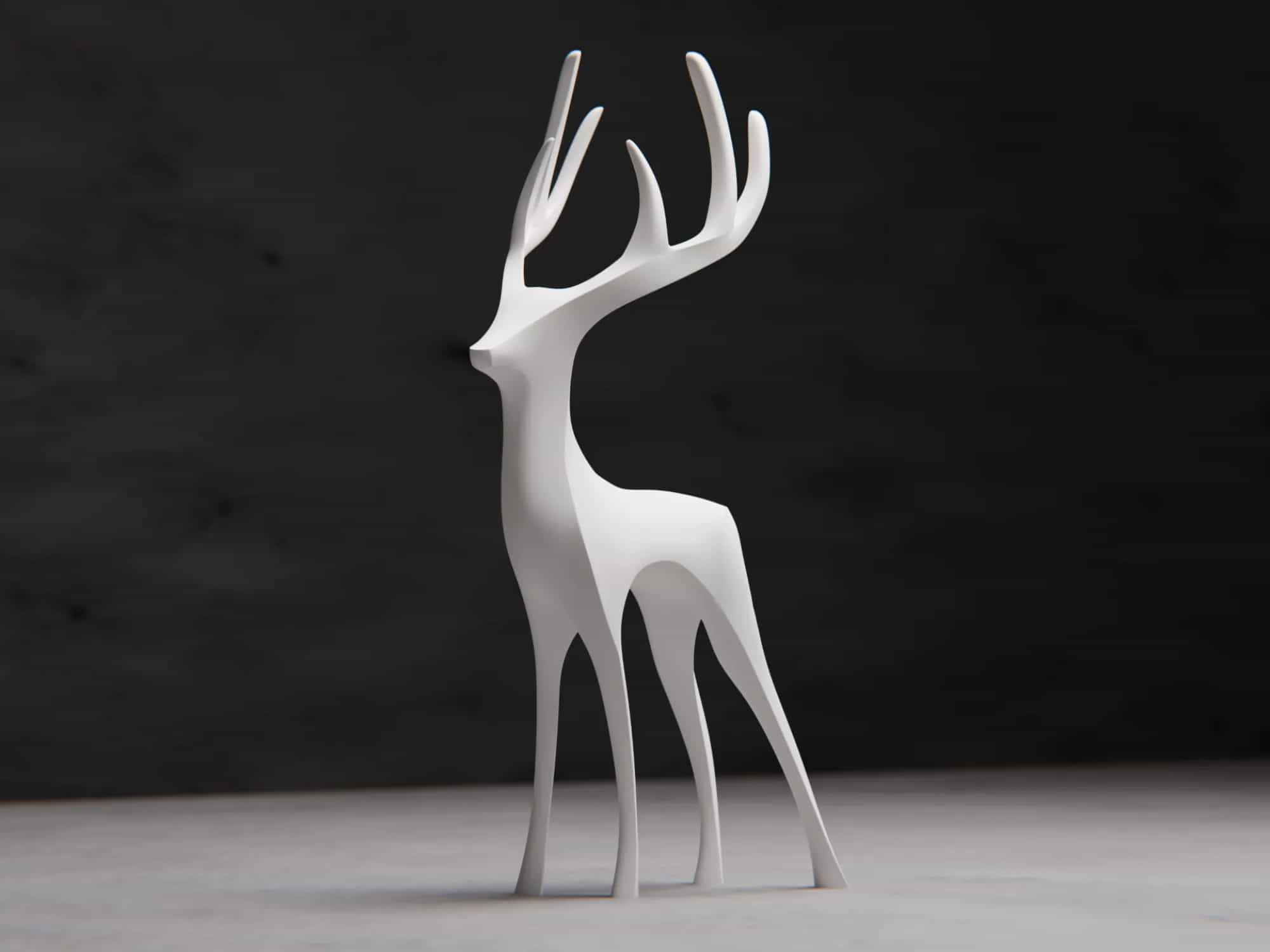 Deer Stag Sculpture